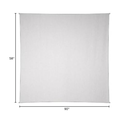 Sunshine Joy Plain White Tapestry 100% Cotton 58x90 Inches - Image 3